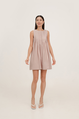 Tayler Reversible Pleated Dress