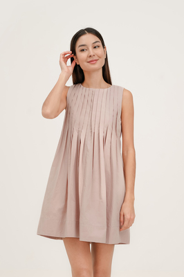 Tayler Reversible Pleated Dress