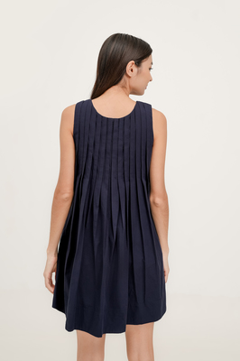 Tayler Reversible Pleated Dress