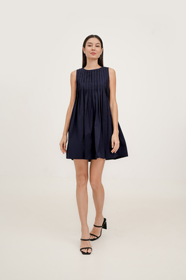 Tayler Reversible Pleated Dress