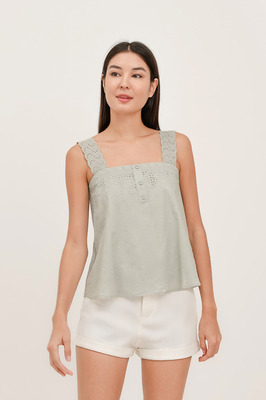 Melody Broderie Swing Top