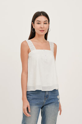 Melody Broderie Swing Top