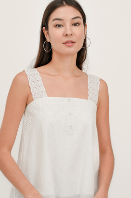 Melody Broderie Swing Top