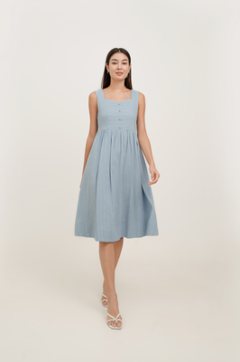 Vernelle Sweetheart Midi Dress