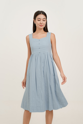 Vernelle Sweetheart Midi Dress