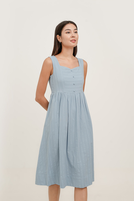 Vernelle Sweetheart Midi Dress