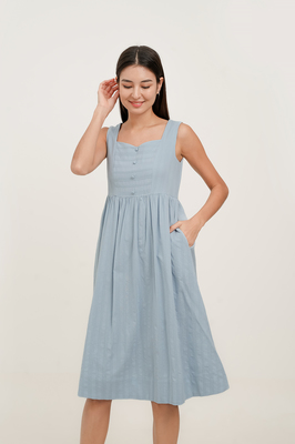 Vernelle Sweetheart Midi Dress