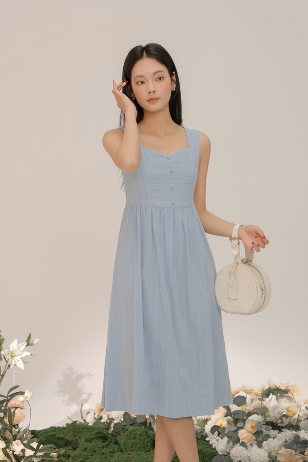 Vernelle Sweetheart Midi Dress