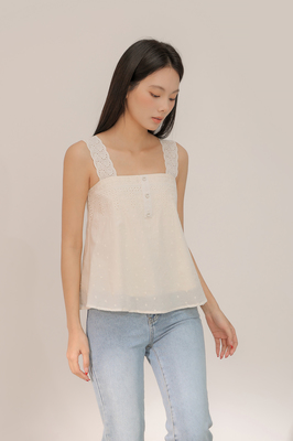 Melody Broderie Swing Top