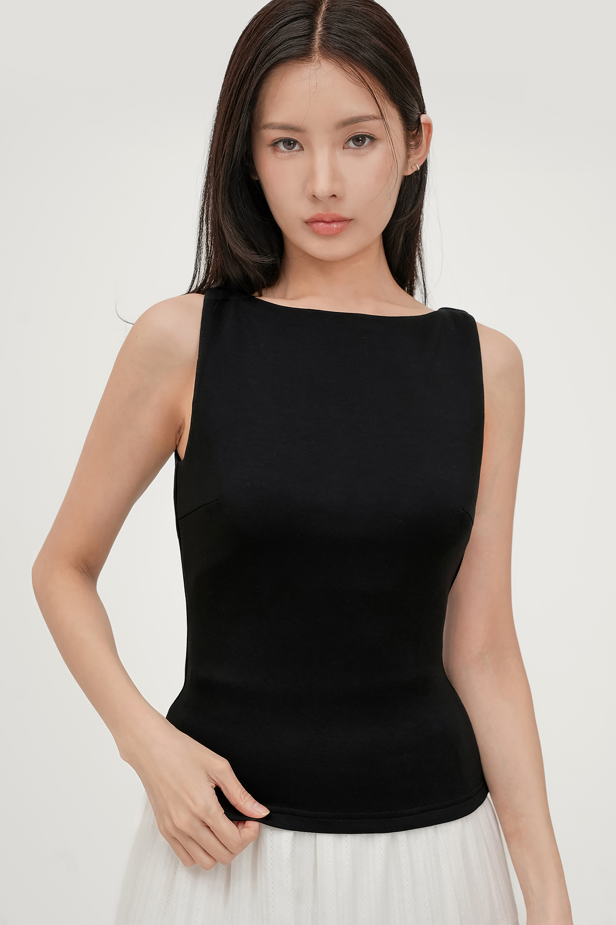 Fayth • Shea Boat Neck Padded Top