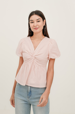 Lalique Broderie Knotted Top