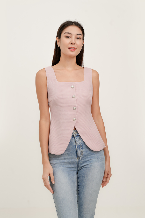 Ethel Scallop Vest Top