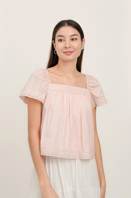 Ayleen Broderie Sleeve Top