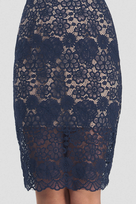 Primrose Oriental Lace Midi Dress
