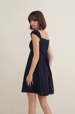 Seraph Padded Broderie Babydoll Dress