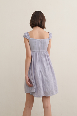 Seraph Padded Broderie Babydoll Dress
