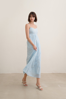 Serynne Cross Back Maxi Dress
