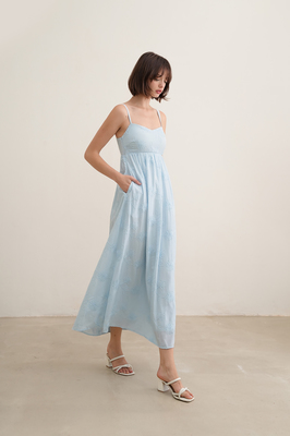 Serynne Cross Back Maxi Dress