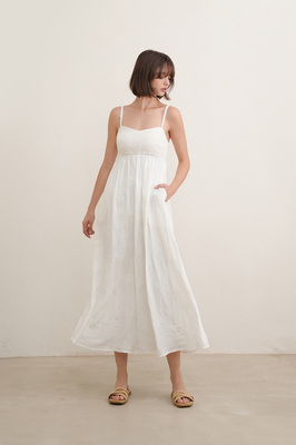 Serynne Cross Back Maxi Dress
