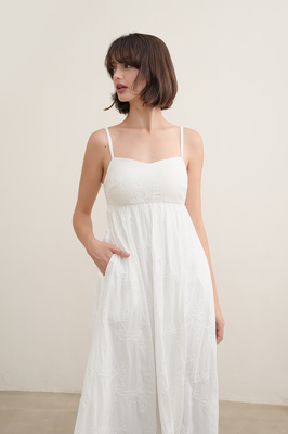 Serynne Cross Back Maxi Dress