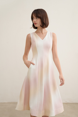 Daydream Panelled Midi Dress
