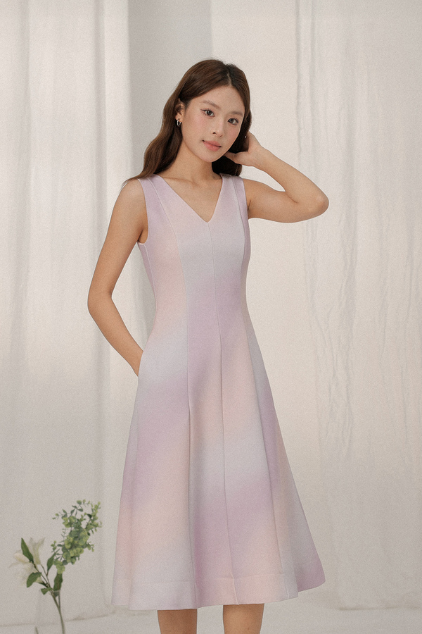 Daydream Panelled Midi Dress