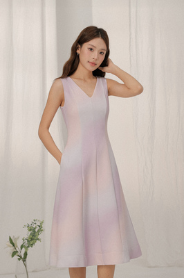 Daydream Panelled Midi Dress