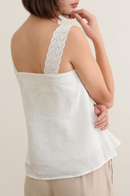 Melody Broderie Swing Top