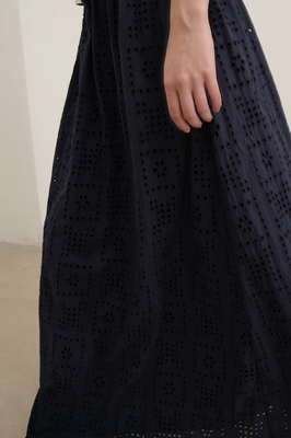 Giselle Broderie Pocket Maxi Skirt