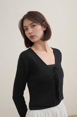 Felicity Ribbon Crop Cardigan