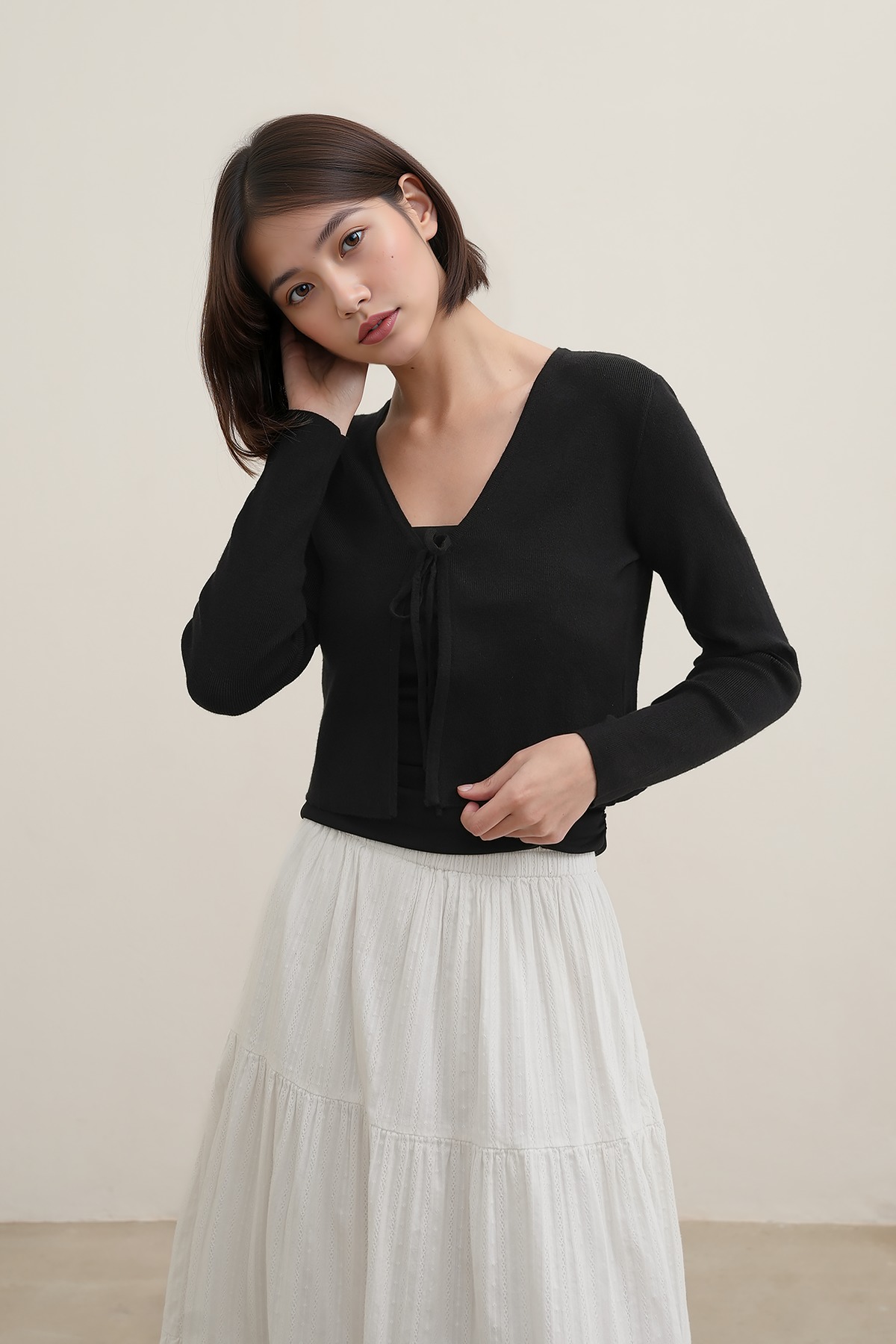 Fayth • Felicity Ribbon Knit Cardigan