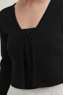 Felicity Ribbon Crop Cardigan