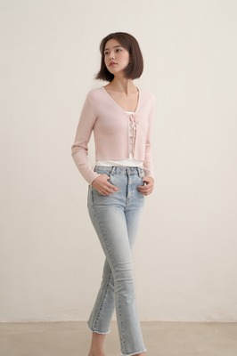 Felicity Ribbon Crop Cardigan