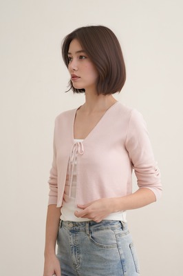Felicity Ribbon Crop Cardigan