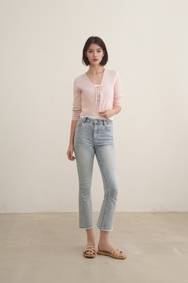 Felicity Ribbon Crop Cardigan