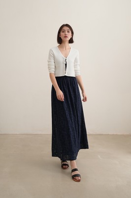 Felicity Ribbon Crop Cardigan