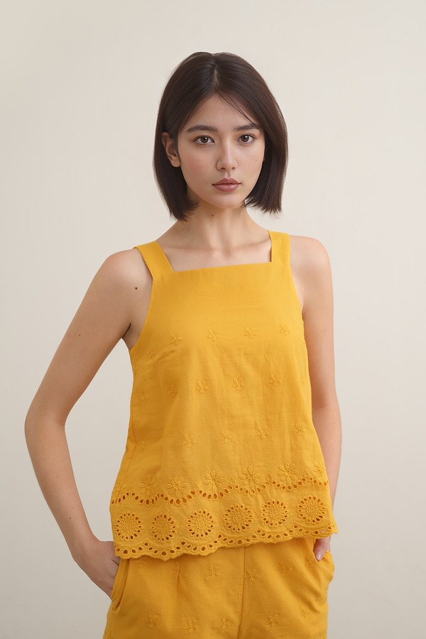 Amanda Broderie Top