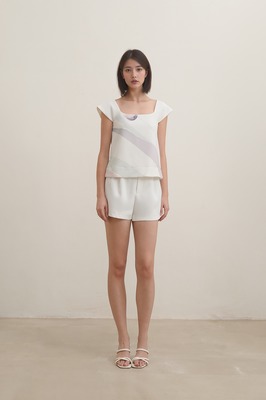 Blueprint Sleeve Top