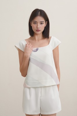 Blueprint Sleeve Top