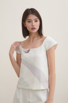 Blueprint Sleeve Top