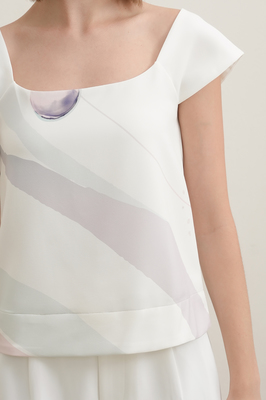 Blueprint Sleeve Top