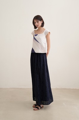 Blueprint Sleeve Top