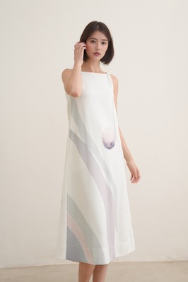 Blueprint Boat Neck Midi Dress