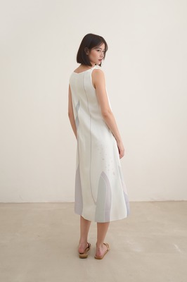 Blueprint Boat Neck Midi Dress