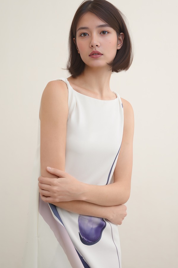 Blueprint Boat Neck Midi Dress