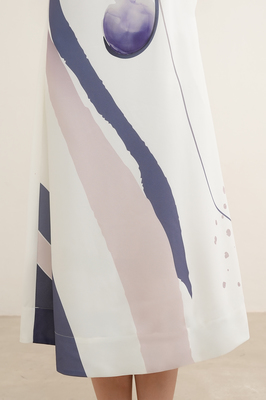 Blueprint Boat Neck Midi Dress