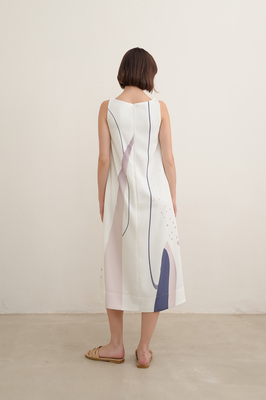 Blueprint Boat Neck Midi Dress