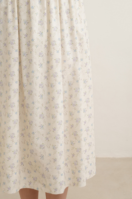 Linnea Padded Shirred Boat Neck Dress