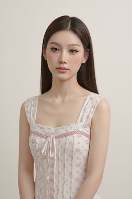 Petale Padded Floral Midi Dress