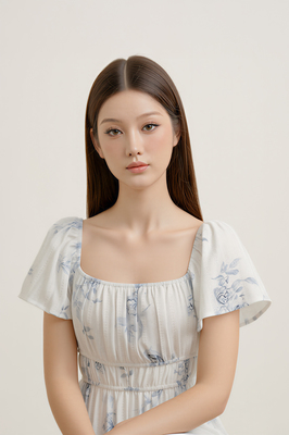 Chateau Padded Flutter Sleeve Maxi Dress